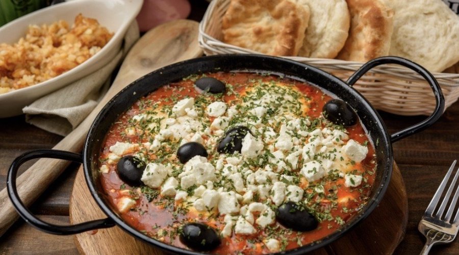 shakshuka with feta