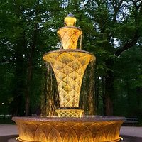 Mosaikbrunnen im großen Garten in Dresden