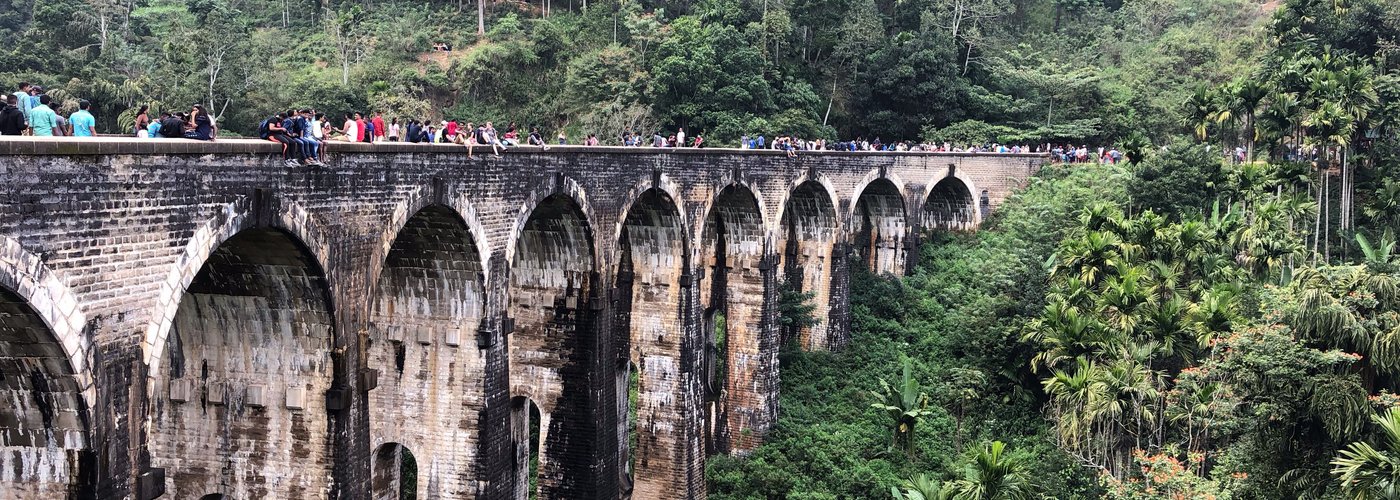 Nine Arch Bridge - what a sight when the train came over!!