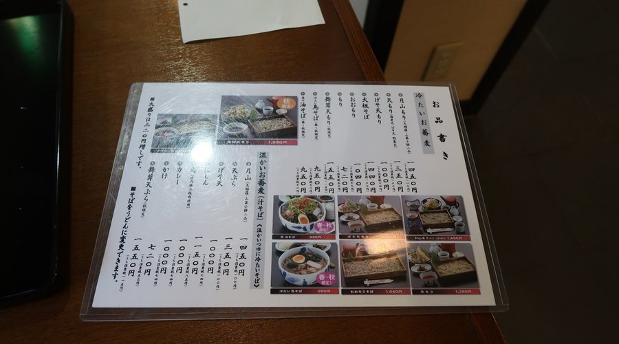 ドライブインのメニューはこんな感じ