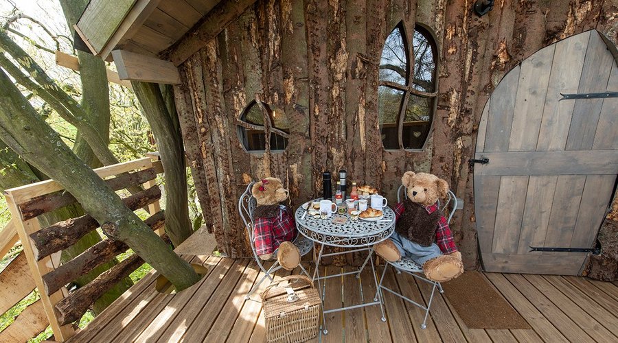 Terrasse de Cabane dans les Arbres