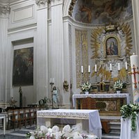 Una veduta interna della chiesa di Santa Maria della Luce a Trastevere