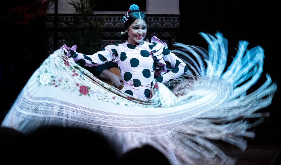 Macarena Ramírez en La Casa del Flamenco. Fotografía de Maree Laffan