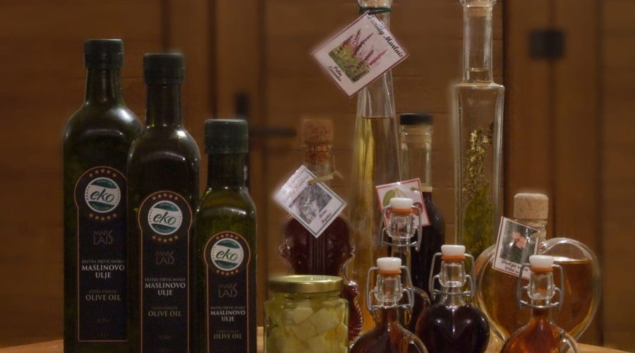 Olive oil Marlais eco- 400 olive threes, organic production, extra virgin. 
Liqueres from 8 different flavours. 