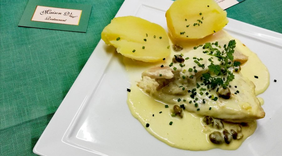 Raie à la crème aux câpres
Maison Viel Restaurant