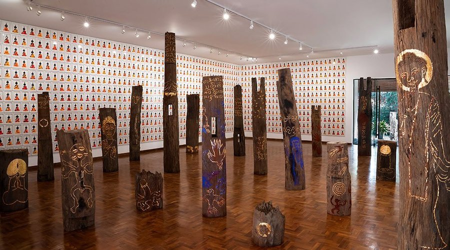 Exhibition view of Haritorn Akarapat Thai contemporary sculptor