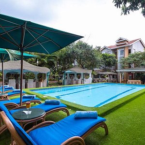 Relax at our outdoor pool