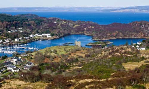 Tarbert Harbour, Loch Fyne and Tarbert Castle