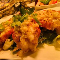 XXL Freshwater Prawns in Garlic & Butter, scrumptious!