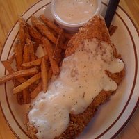 Chicken fried steak mad from scratch