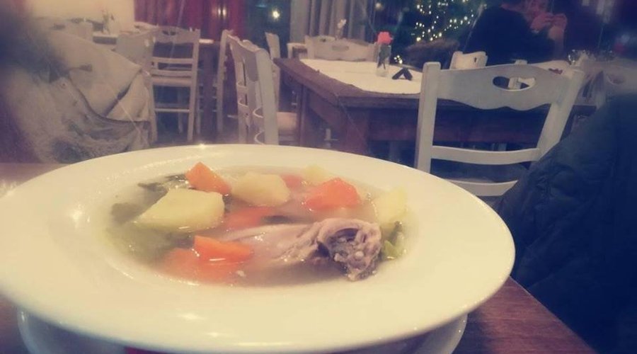 Fresh fish soup, Agkali