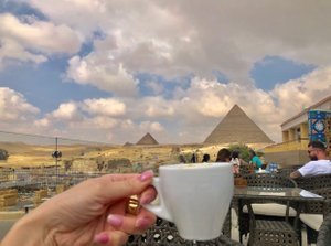 Pyramids Valley in Giza