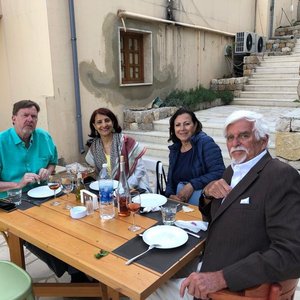 A great lunch a week ago at the Domaine de Chouchaine