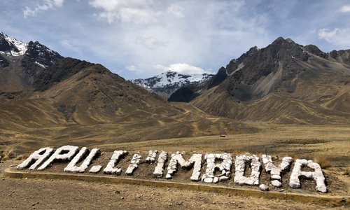 Horský průsmyk La Raya v peruánských Andách. Cordillera De Los  Andes! Nadmořská výška 4. 335 metrů nad mořem!