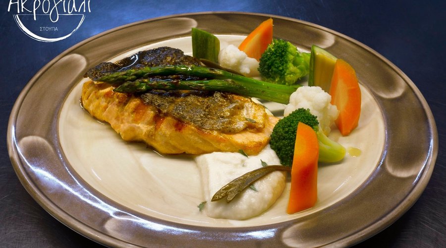 Salmon at Akrogiali