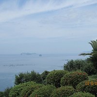 駐車場からの外海の眺望が良い。