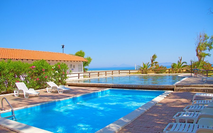 Le piscine a 5 metri dalla spiaggia