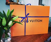 LV wallpaper and art work all over - Picture of Louis vuitton,  Asnieres-sur-Seine - Tripadvisor