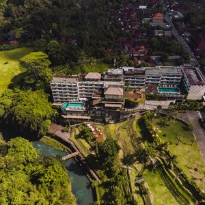 Aerial Shoot of Sthala, a Tribute Portfolio Hotel, Ubud Bali - Marriott International