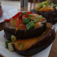 Plat : aubergines au fromage