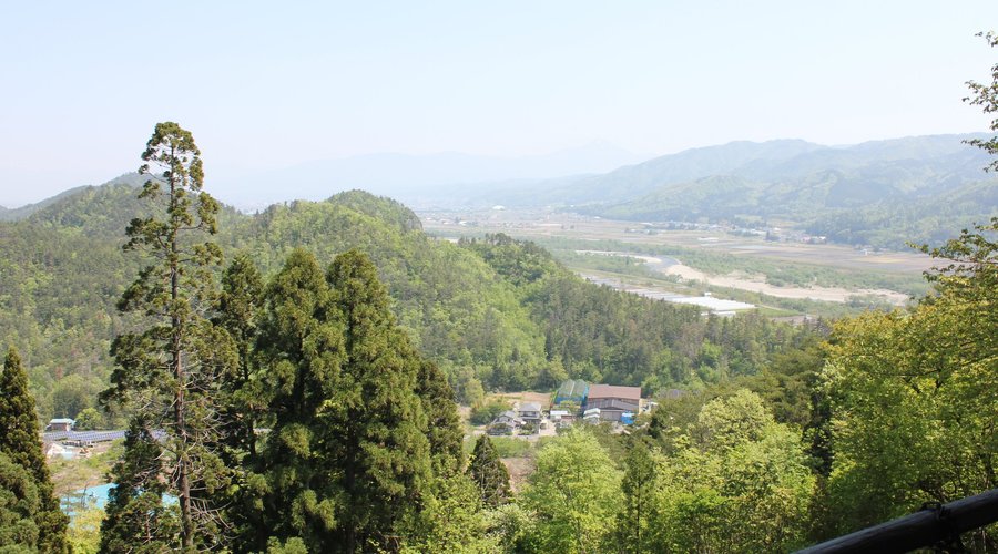 回廊からの景色