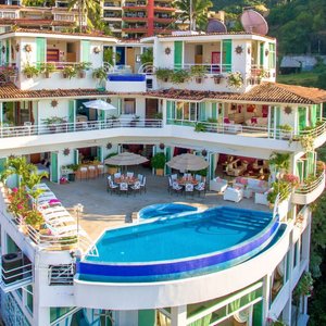 Casa Yvonneka in Puerto Vallarta, image may contain: Hotel, Resort, Plant, Villa