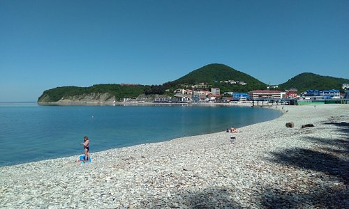 Пляж в Ольгинке