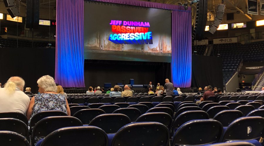 from our seat