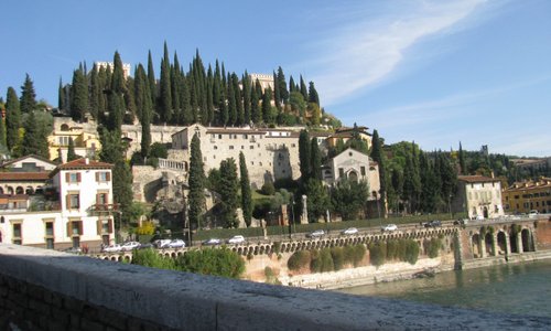The Adige is the second longest river in Italy after the Po. Beautiful scenery