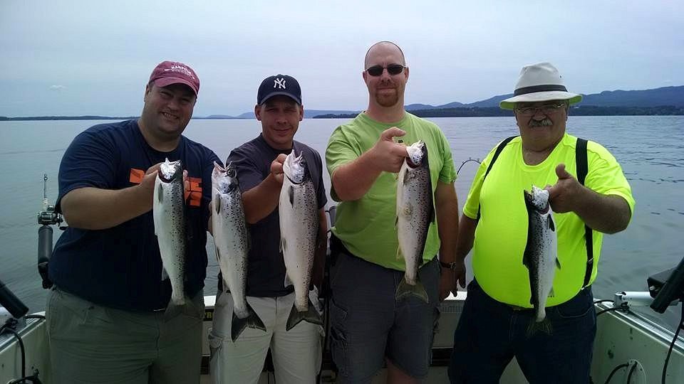 Fishing on Lake Bomoseen - Review of 3rd Alarm Charters & Guide