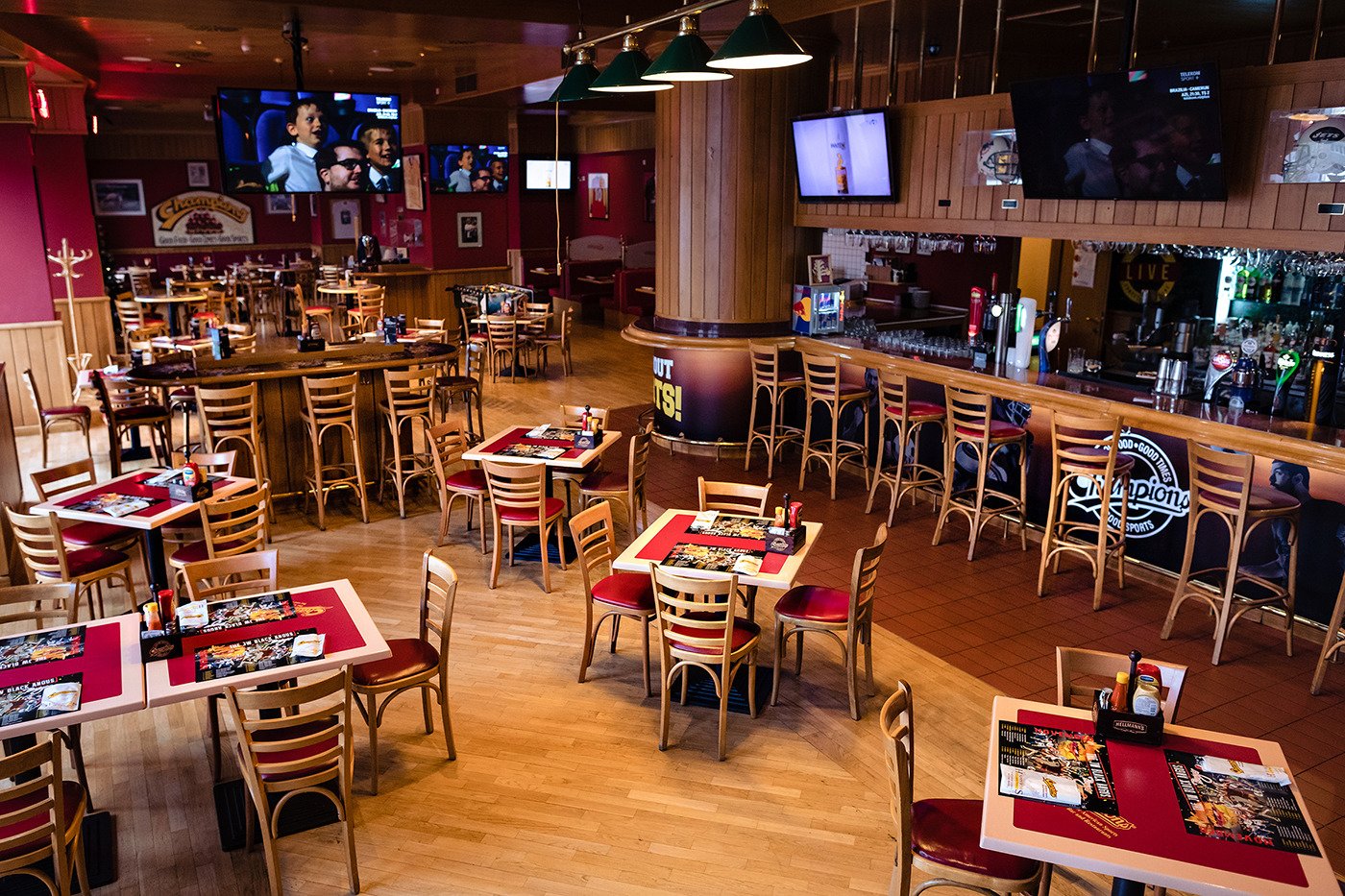 Champions sports bar and grill menu online