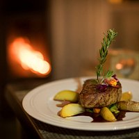 The delicious filet steak.