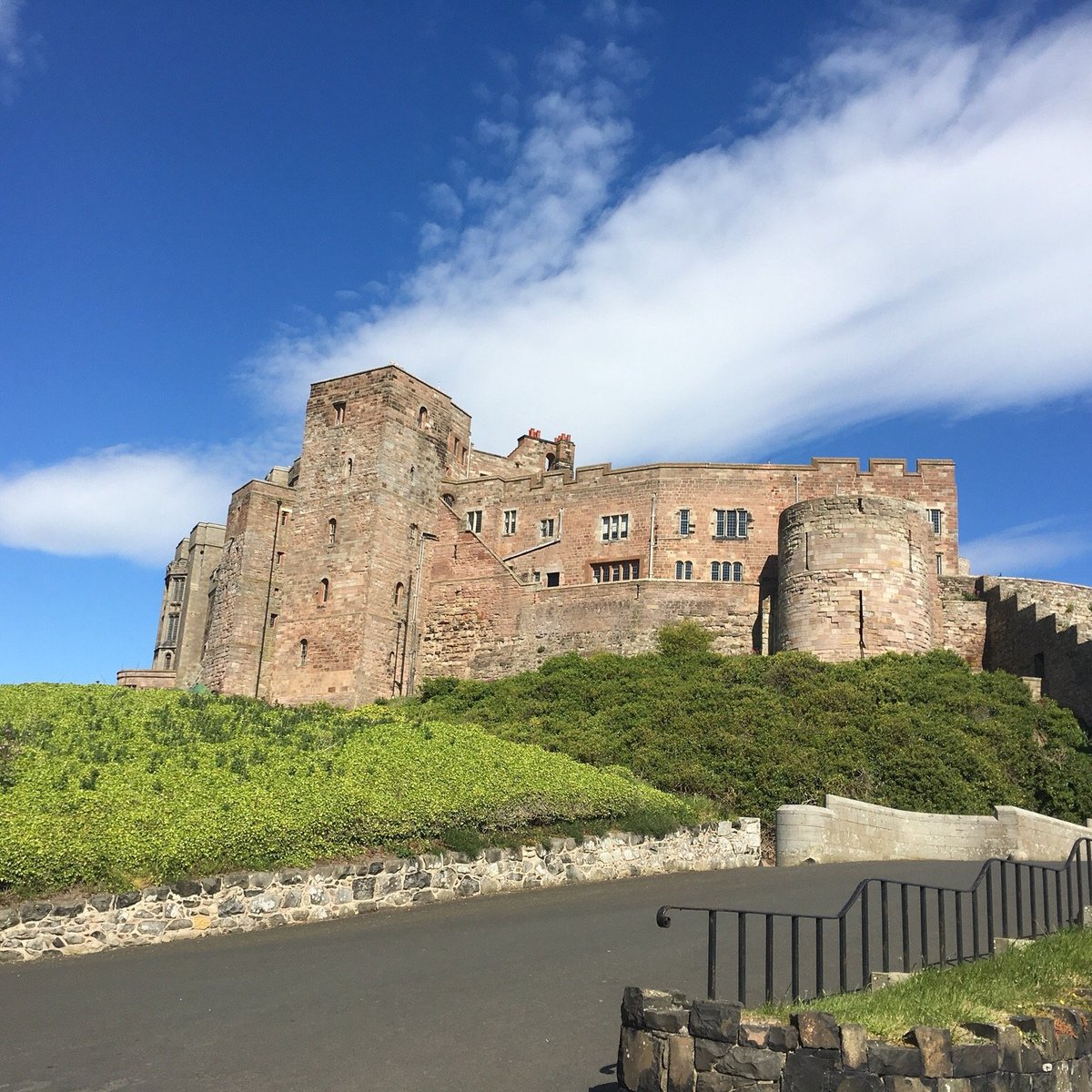 Bamburgh Castle: The Real Bebbanburg of The Last Kingdom. Drone Tour -  Compilation - Trips On Couch 