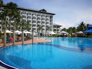 Thistle Port Dickson Resort in Port Dickson, image may contain: Resort, Hotel, Pool, Water
