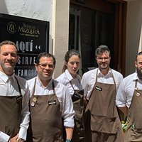 Compañeros de sala de BM Céspedes: Carmelo, Josemi, Susana, David y Alberto.