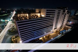 Regenta Central RPJ Rajkot in Rajkot, image may contain: City, Office Building, Urban, Hotel