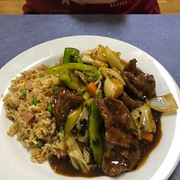 Beef in black bean sauce 😋