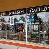Outside the Gallery (Reflecting Farmer's Market :)