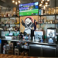 Bar area.