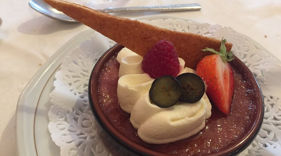 Crème brûlée framboise