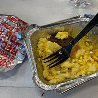 Disgusting breakfast, even for airport food!