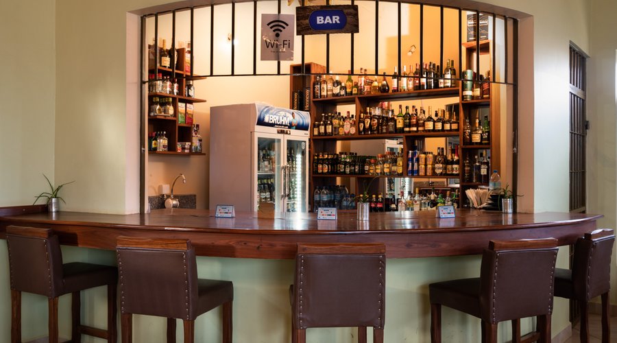 Our bar is well stocked incase you need your favorite drink to quench your thirst.