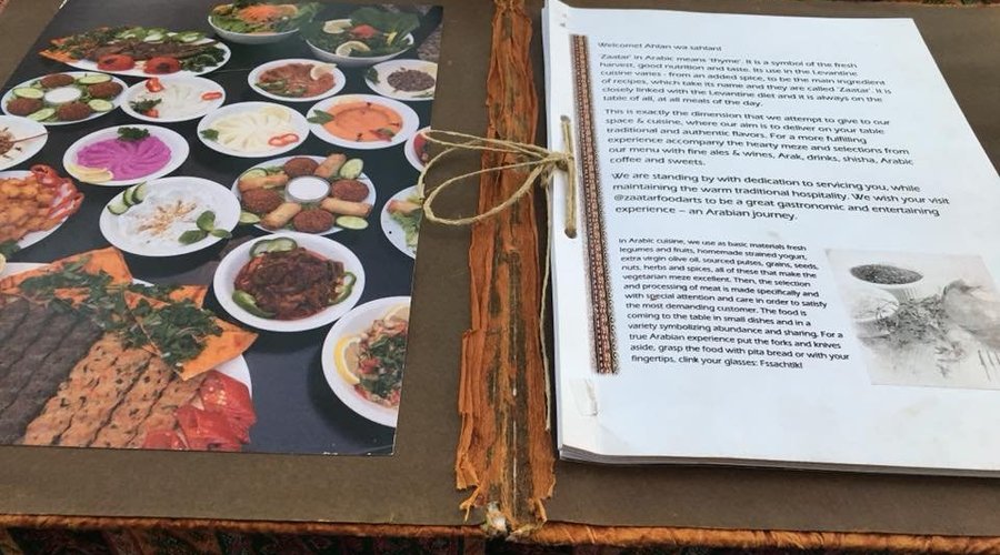 detailed menu and staff ready to help you navigate in it!