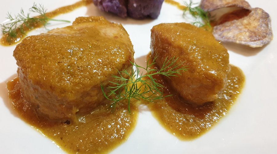 Filetto di Maiale Cinta Senese alla Birra Rossa e finocchietto selvatico 