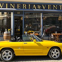 Summer time outside the restaurant