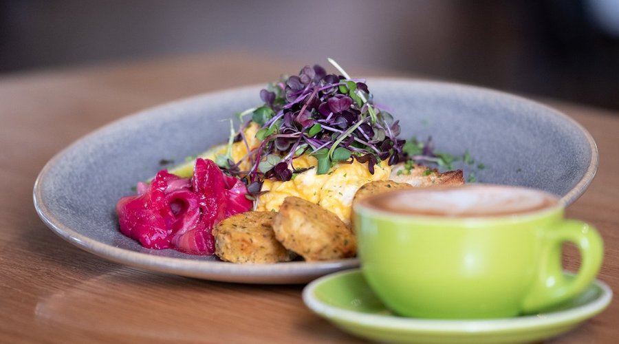 Breakfast is served!  Best enjoyed with a cup of our organic, fair trade coffee from Organico.