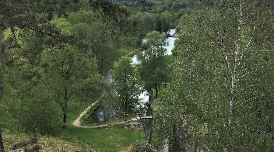 view ned over gangstierne