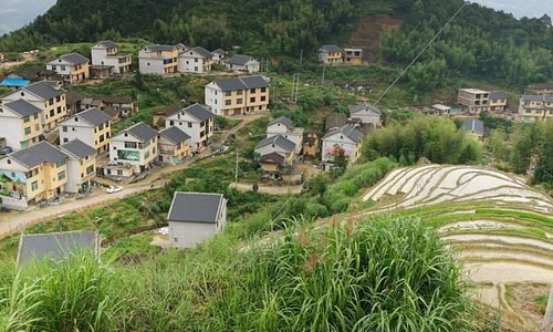 Ping Shui Cun Village, Hua'an County, Fujian China, home of the She(pronounced short vowel e)  minority ethnic group in the mountains