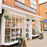Our High Street Teashop looking splendid in the early summer sun