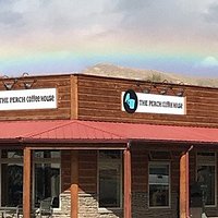 The Perch Coffee House is located on the corner of downtown Dubois, WY.